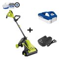 Sun Joe 24V iON+ 800-RPM Cordless 12in Patio/Surface Cleaner Kit w/Battery, Quick Charger 24V-PSC